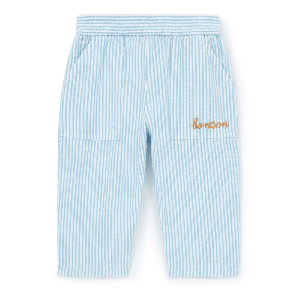 BONTON Darius Seersucker Pants, 12M